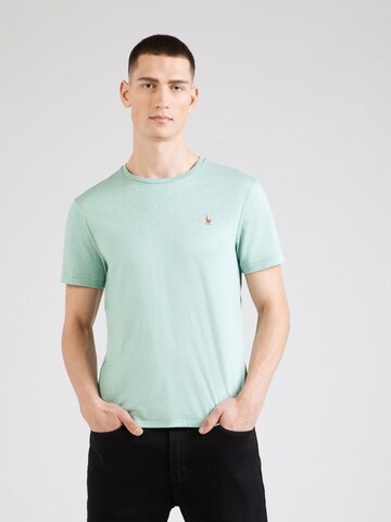 Coupe regular T-Shirt Polo Ralph Lauren en vert : devant