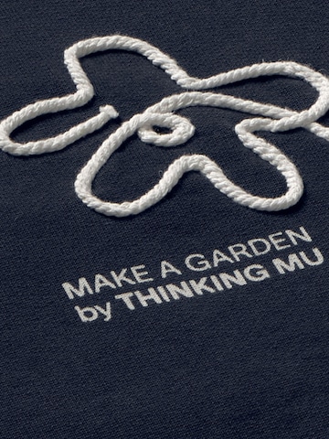 Sweat-shirt 'Flower Rope' Thinking MU en bleu