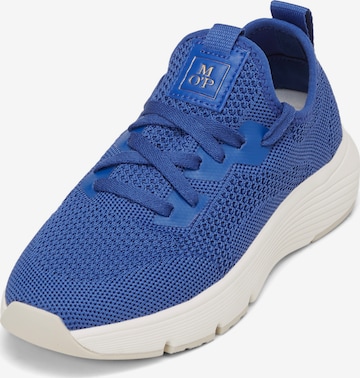 Baskets basses Marc O'Polo en bleu : devant