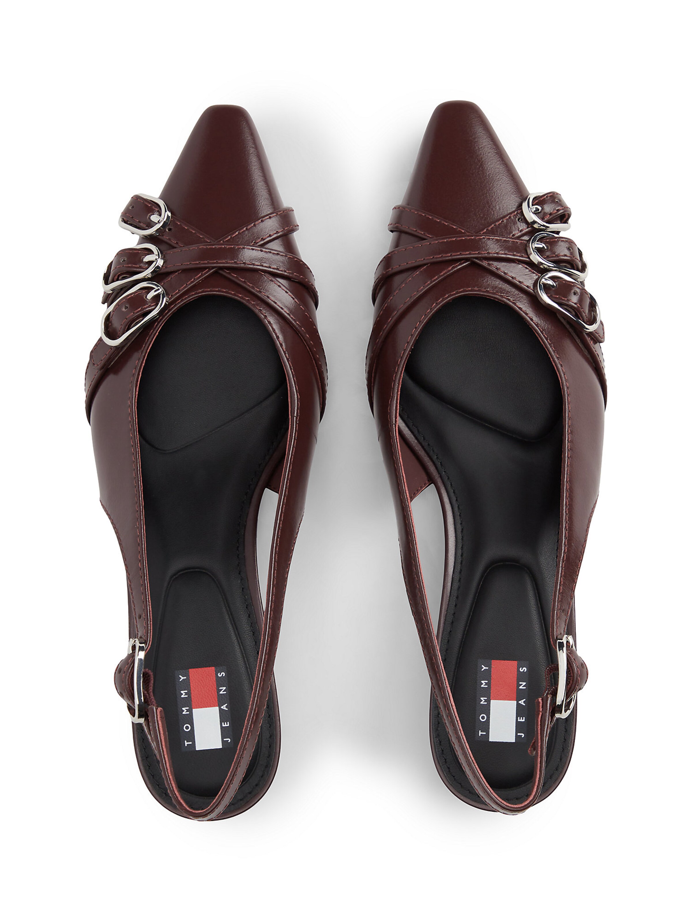 Tommy Jeans Slingback pumps in Red