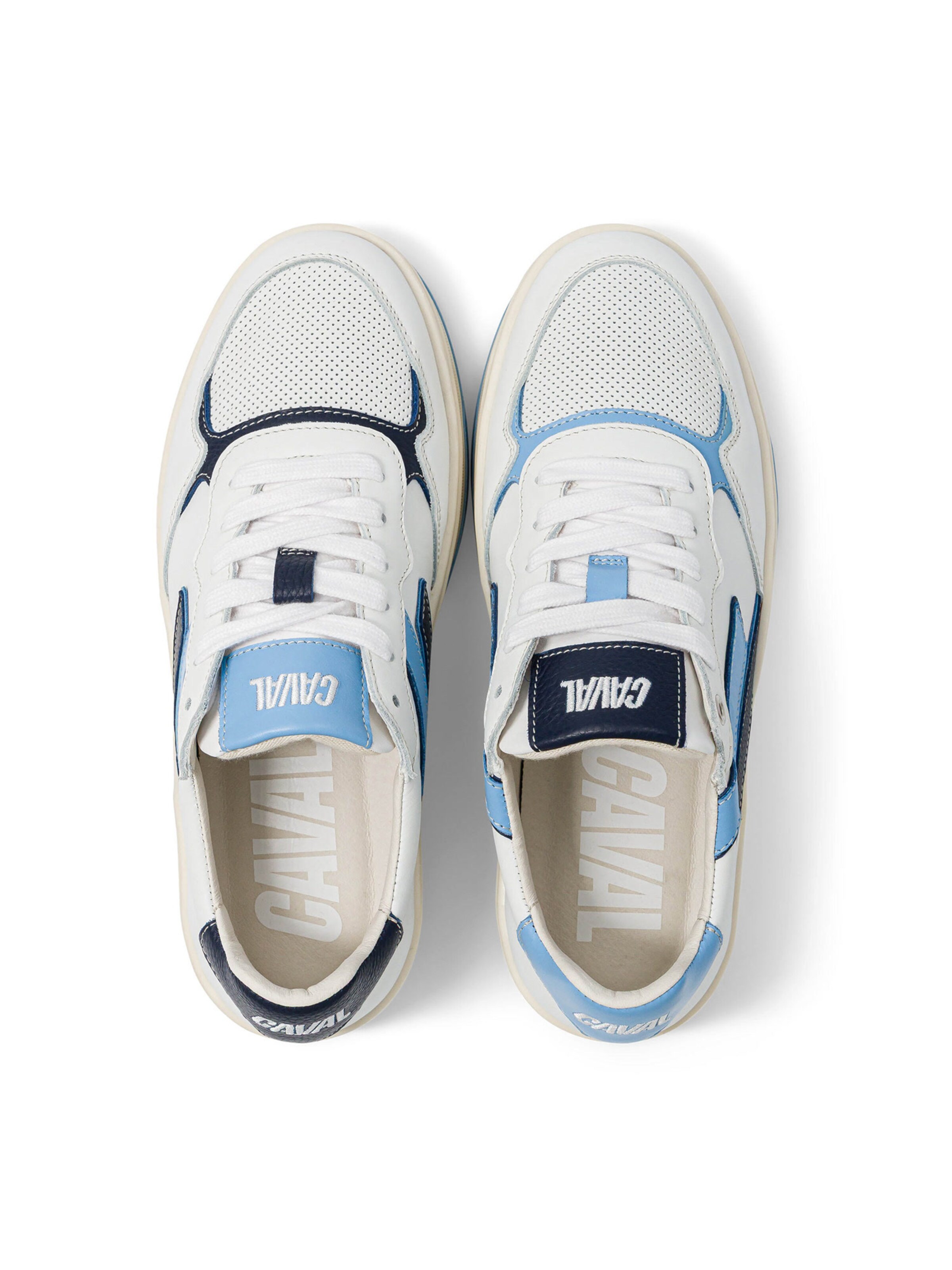 Caval - Sapato com atacadores ' FLOW ' em azul