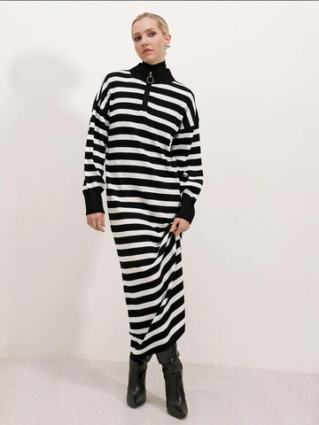 Bigdart Gebreide jurk in Zwart