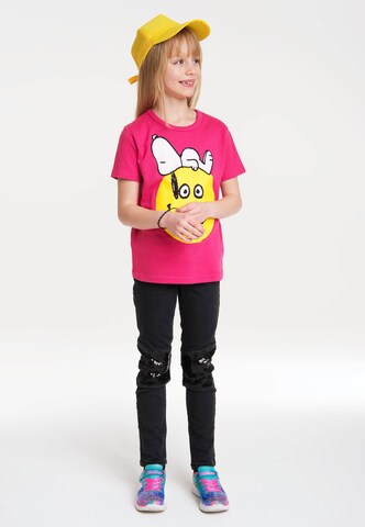 LOGOSHIRT Shirt in Roze