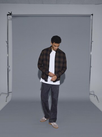 BLEND Regular fit Button Up Shirt 'BHBuster' in Brown