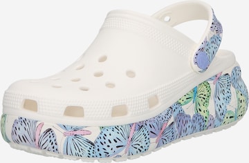 Crocs حذاء مفتوح بلون أبيض: الأمام