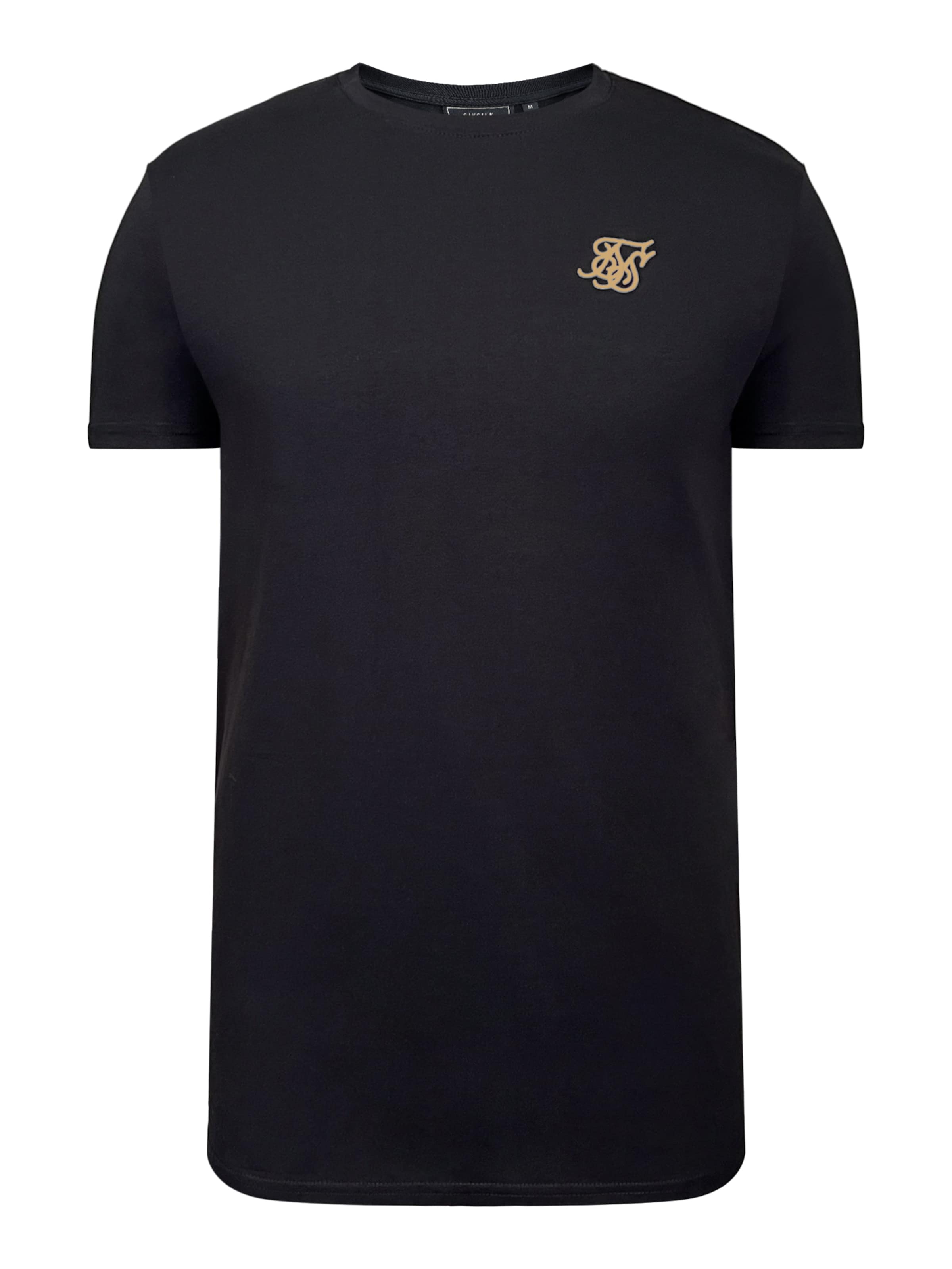 SikSilk Shirt in Black: front