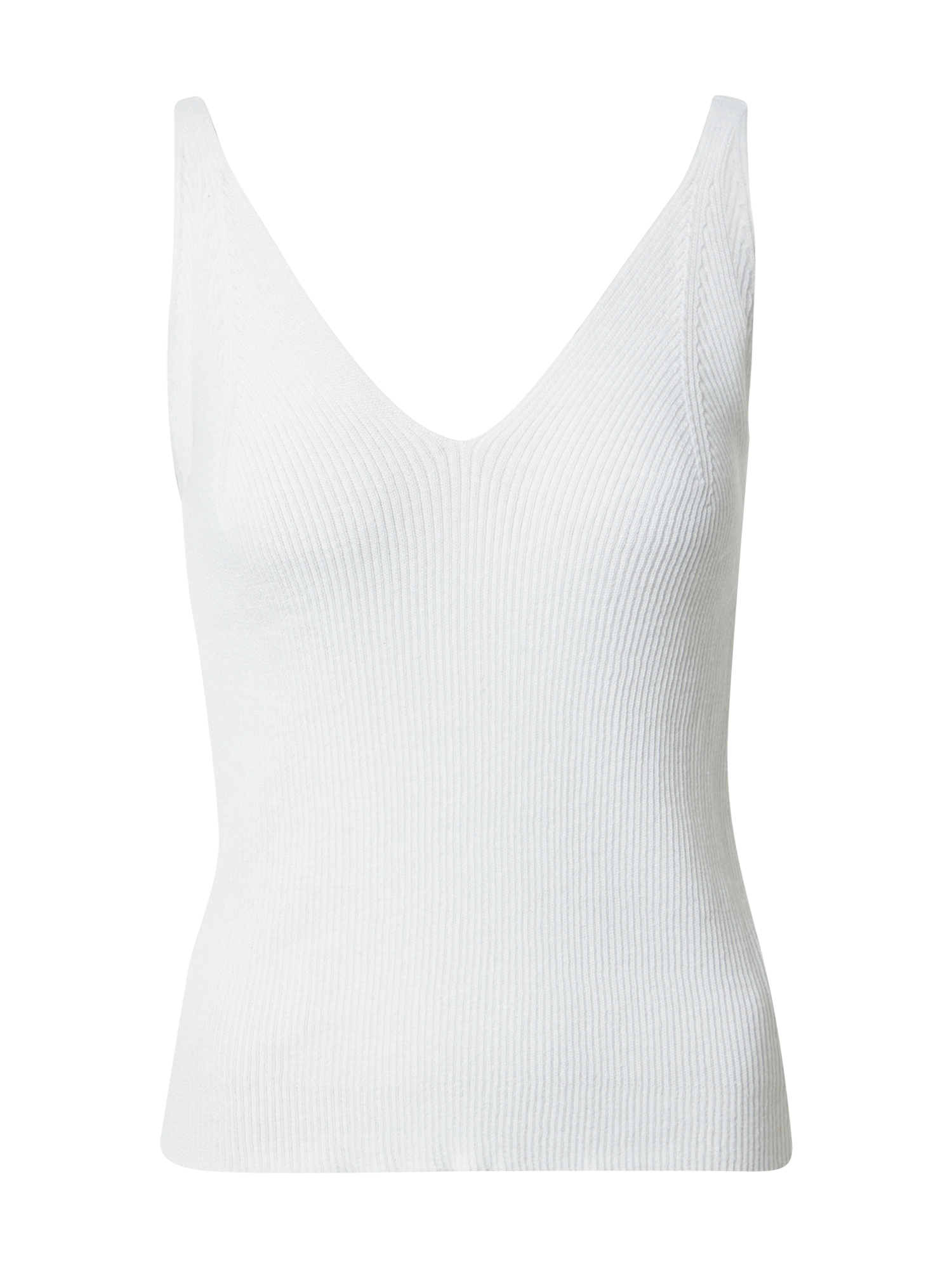 Taglie comode W9osy Hailys Top in maglia Lexa in Offwhite Taglie comode W9osy Hailys Top in maglia Lexa in Offwhite