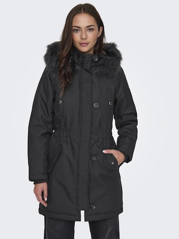 Only Tall Winterparka 'IRIS' in Schwarz