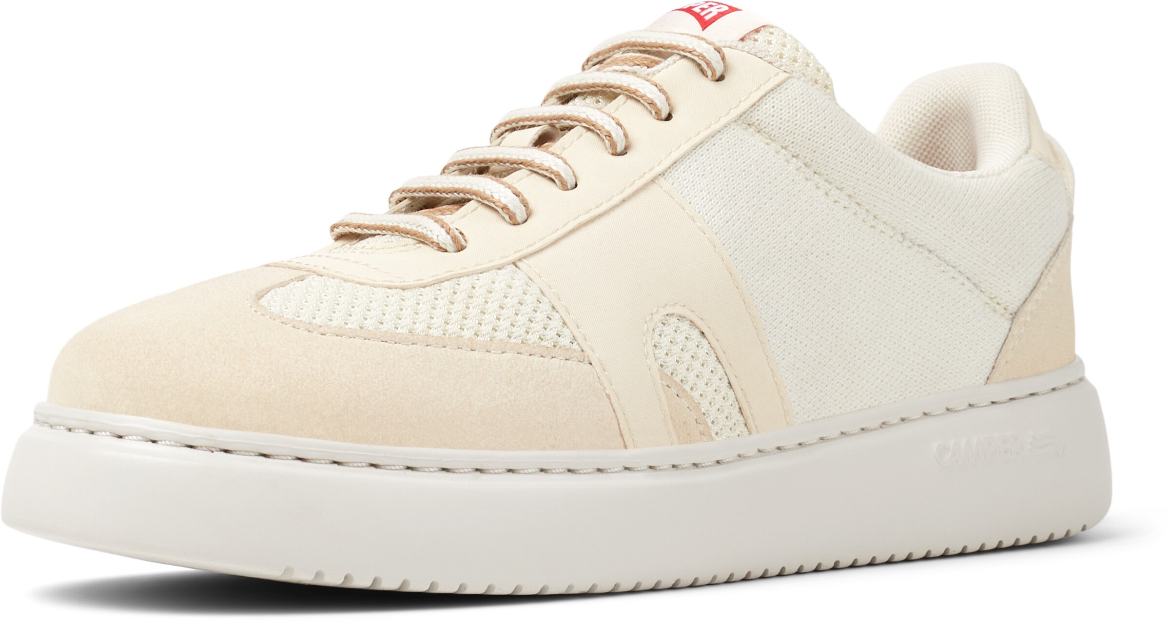 Baskets basses ' Runner K21 ' CAMPER en blanc : devant