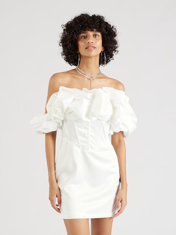 Misspap Cocktail dress in White: front