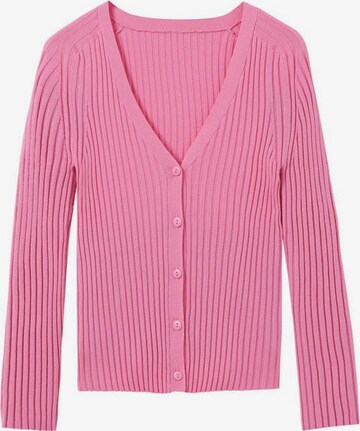 MANGO Gebreid vest 'Lisa' in Roze: voorkant