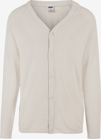 Urban Classics Knit cardigan in Beige: front