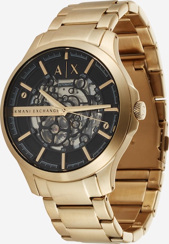 ARMANI EXCHANGE Analogové hodinky – zlatá: přední strana