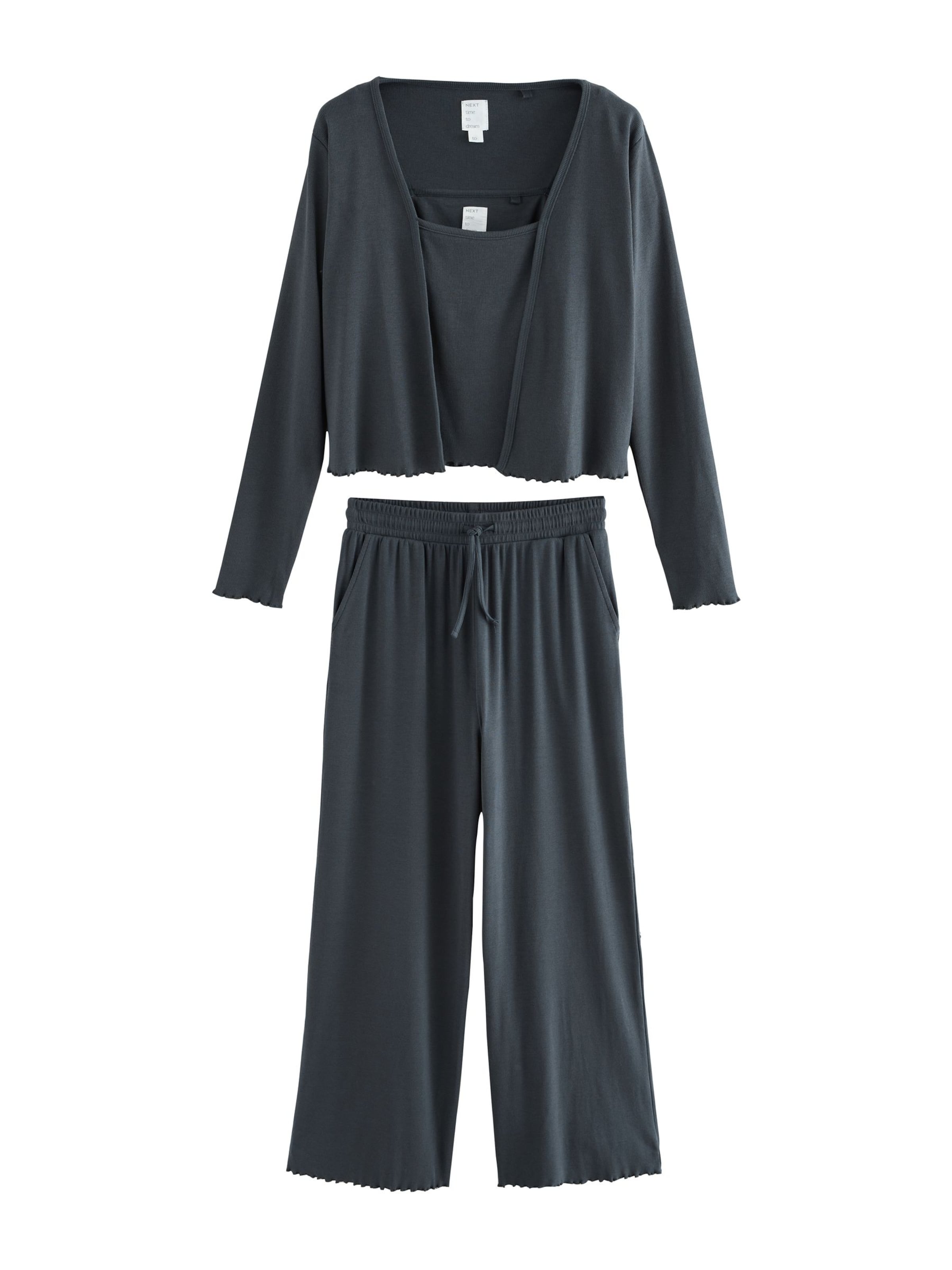 Next Πιτζάμα σε γκρι: μπροστά