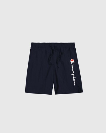 Champion Authentic Athletic Apparel Badeshorts in Blau: Vorderseite