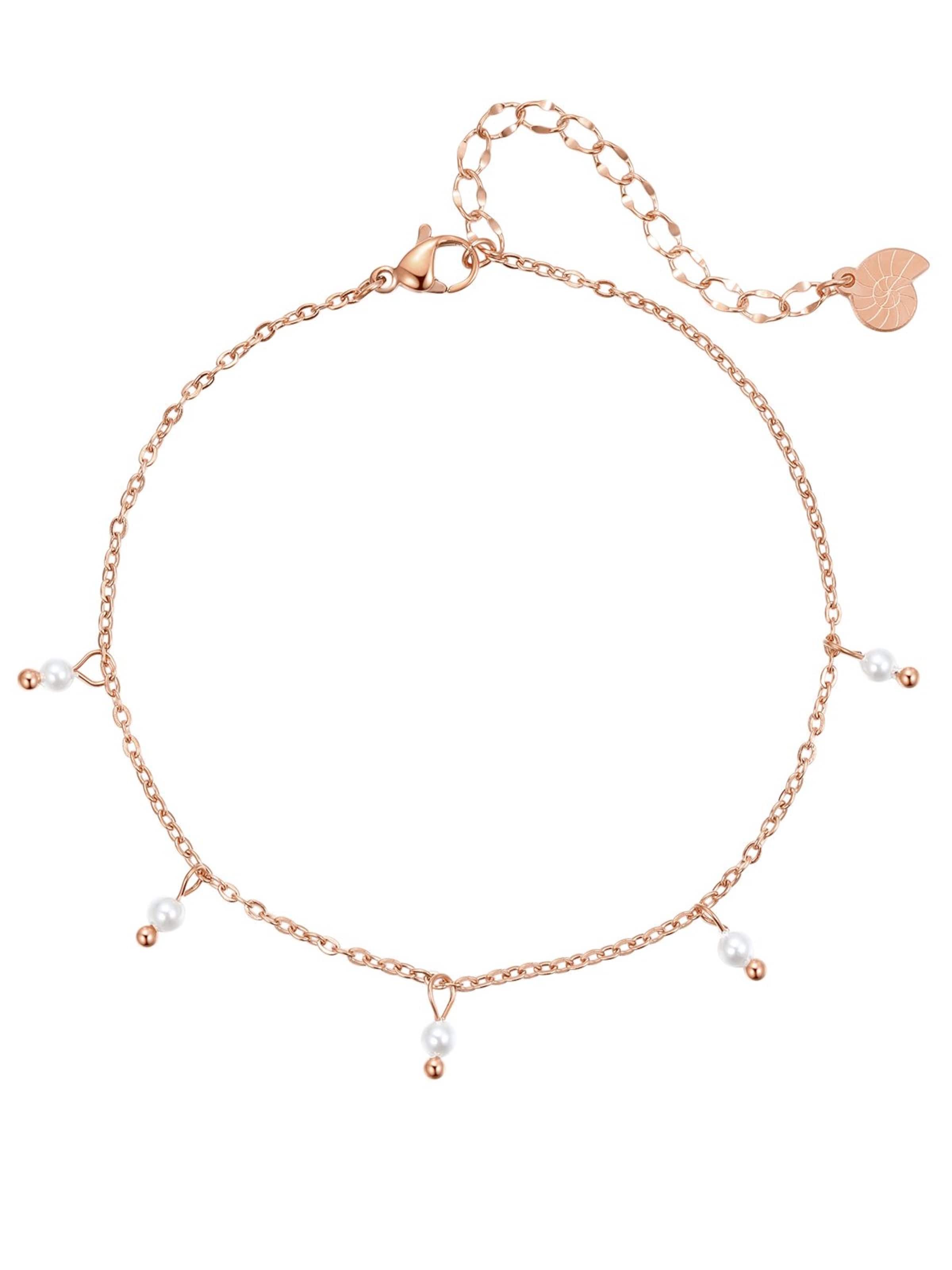 Gioiello per i piedi 'Cinque' di Hey Happiness in oro