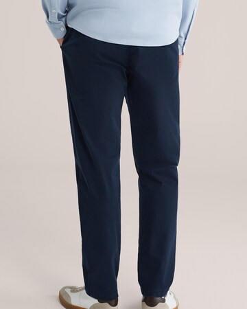 WE Fashion Slimfit Hose in Blau