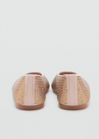 MANGO KIDS Ballet Flats 'Aila' in Gold