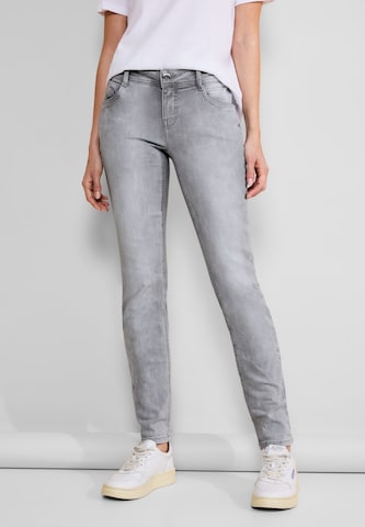 STREET ONE Skinny Jeans in Grey: front