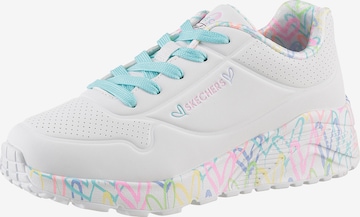 SKECHERS Sneaker 'Uno Lite - Lovely Luv' in Weiß: Vorderseite