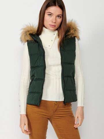 Gilet KOROSHI en vert
