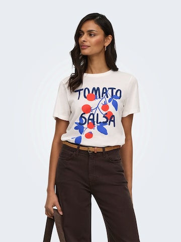 balta JDY Marškinėliai 'JDYLIMA': priekis