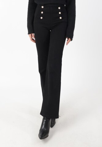 Elara Boot cut Jeans in Black: front
