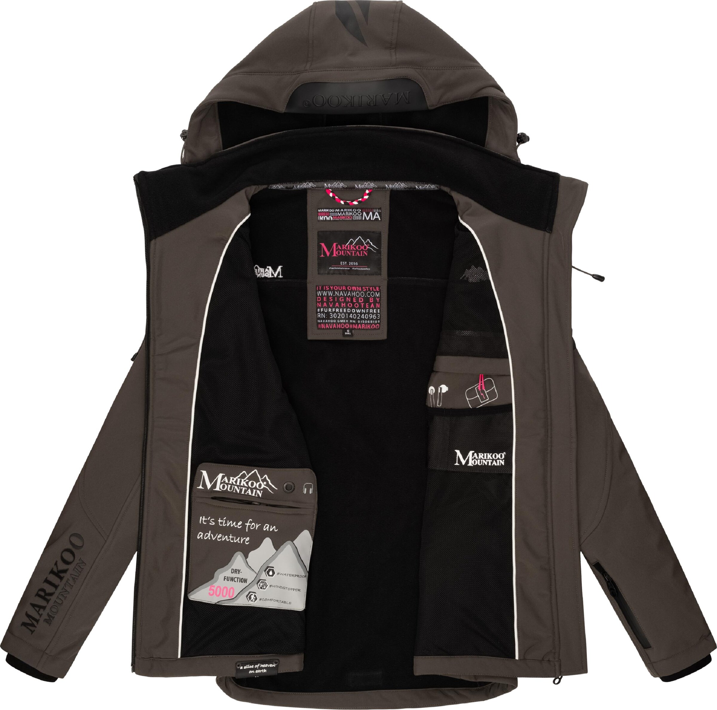 ruda MARIKOO Žieminė striukė