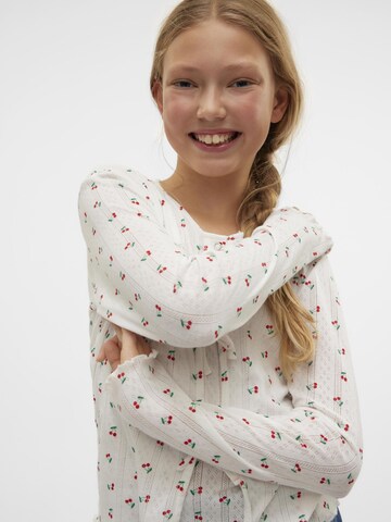Cardigan Vero Moda Girl en blanc
