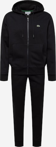 Lacoste Sport Tracksuit in Black: front