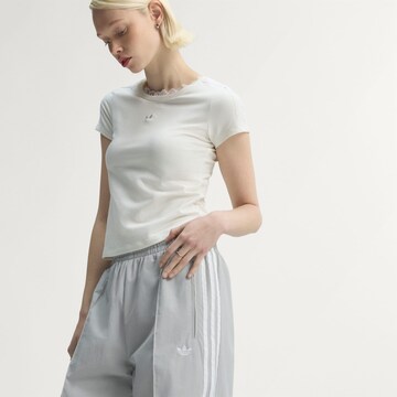 ADIDAS ORIGINALS Wide leg Trousers 'Firebird' in Grey