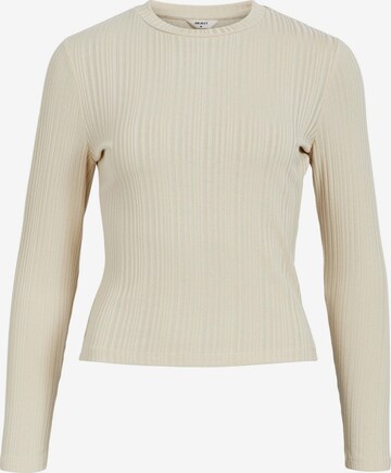 OBJECT Shirt 'Adrianna' in Beige: voorkant