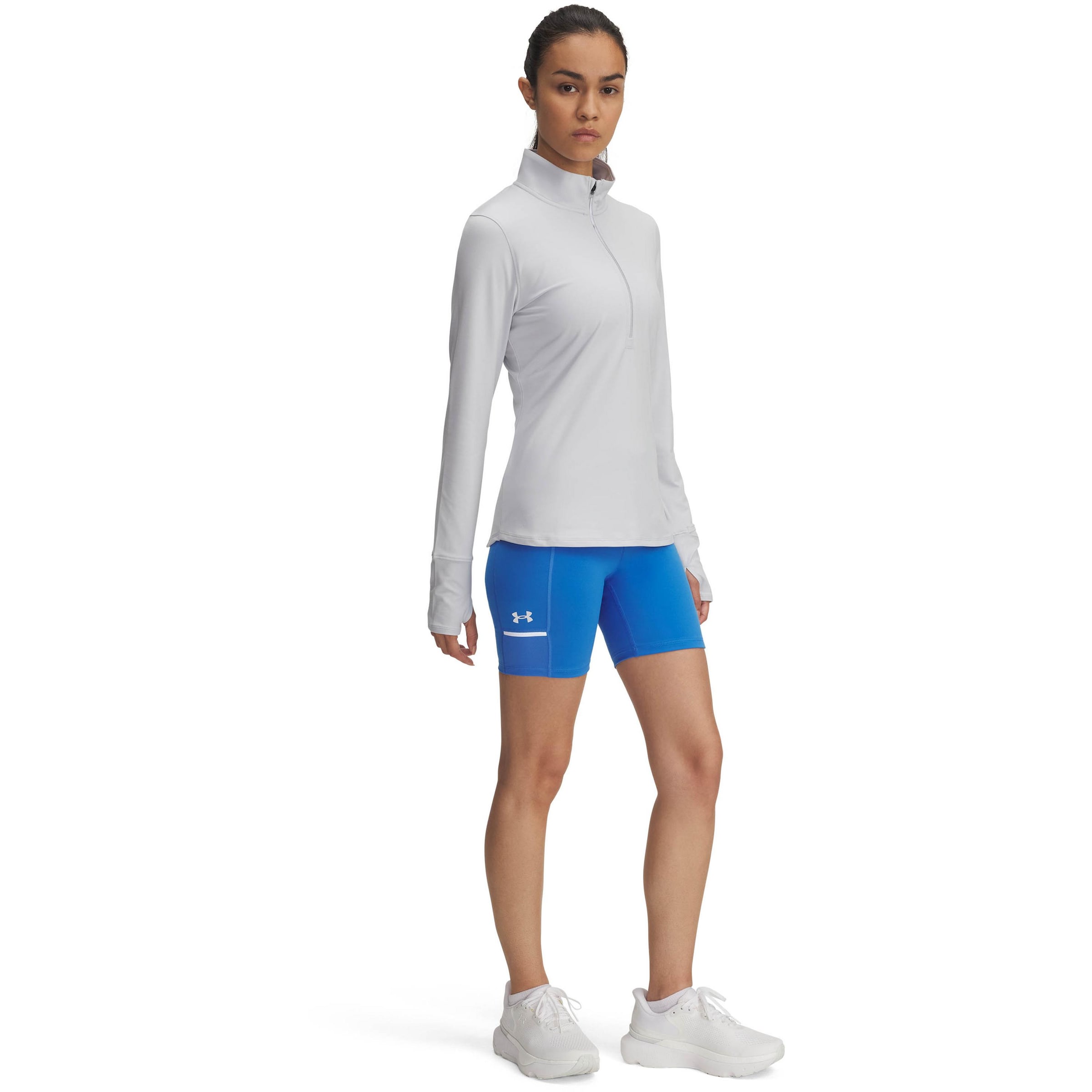 UNDER ARMOUR Skinny Workout Pants 'Launch 6' in Blue