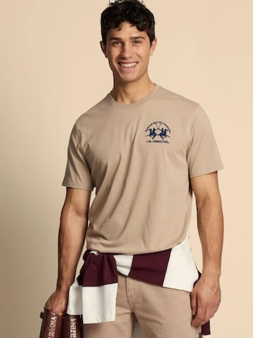 La Martina Shirt in Beige: front