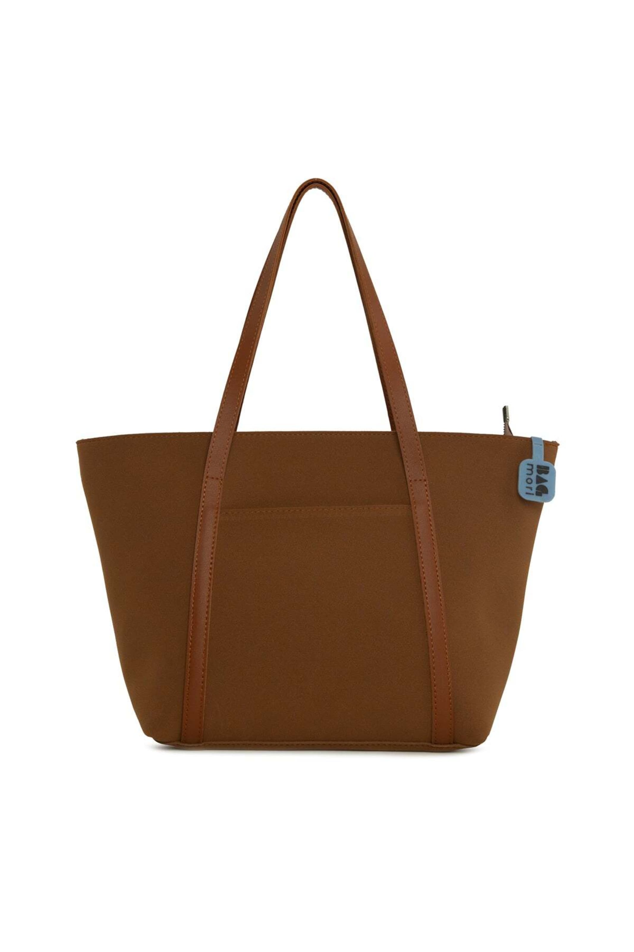 BagmoriShopper torba - smeđa boja: prednji dio