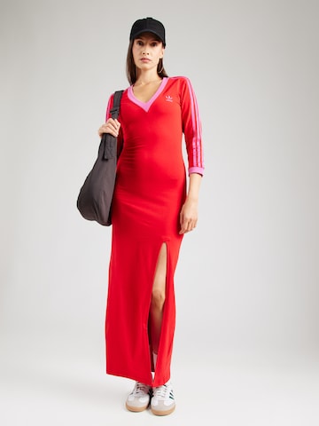 Rochie 'Adicolor Classics' de la ADIDAS ORIGINALS pe roșu: față
