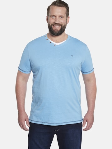 Charles Colby Shirt 'Earl Kendrayk' in Blue: front