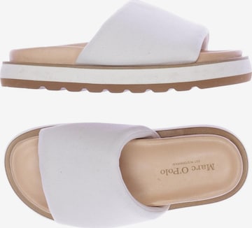 Marc O'Polo Sandalen 38 in Weiß: Vorderseite