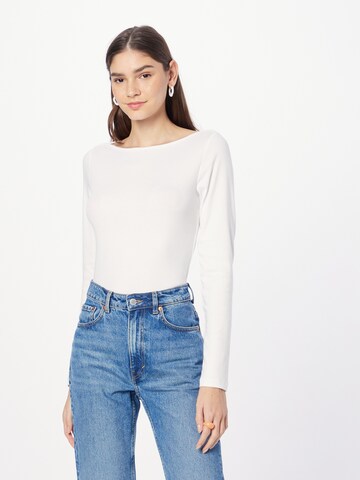 GAP Shirt in Wit: voorkant