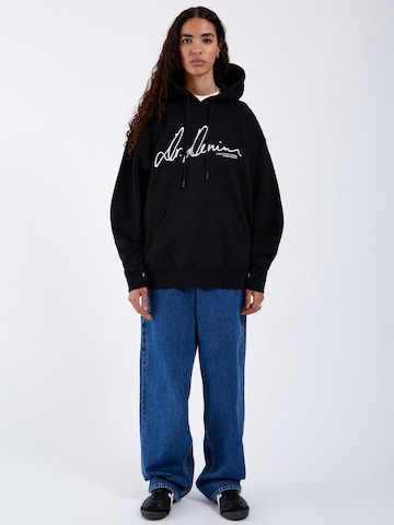Dr. Denim Sweatshirt 'Damien Hoodie' in Black