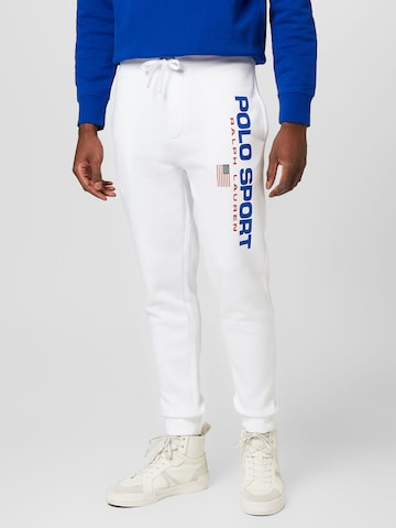 Polo Ralph Lauren Tapered Pants in White: front