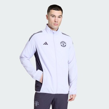 ADIDAS PERFORMANCE - Chaqueta deportiva 'Manchester United Tiro 25' en lila: frente