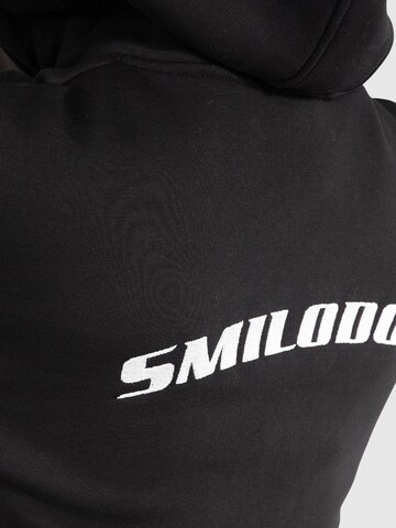 Smilodox Zip-Up Hoodie 'Daron' in Black