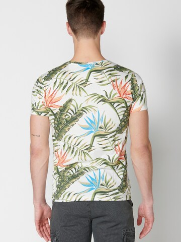KOROSHI T-Shirt in Weiß