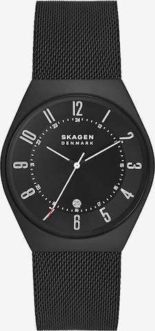 SKAGEN Analoguhr in Schwarz: predná strana