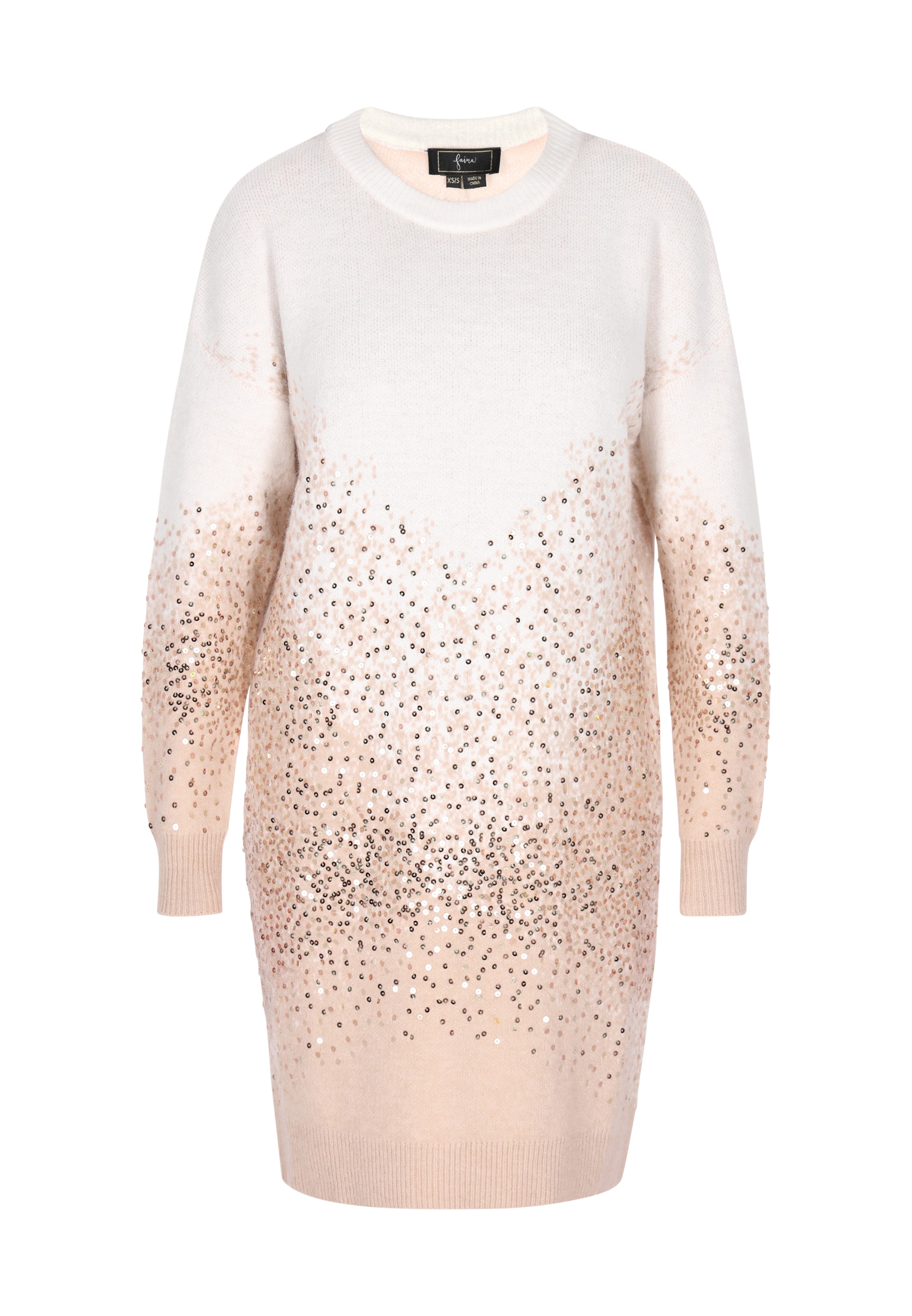 faina Kötött ruhák - bézs: elől