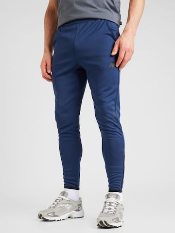 Effilé Pantalon de sport 'Tenacity' new balance en bleu : devant