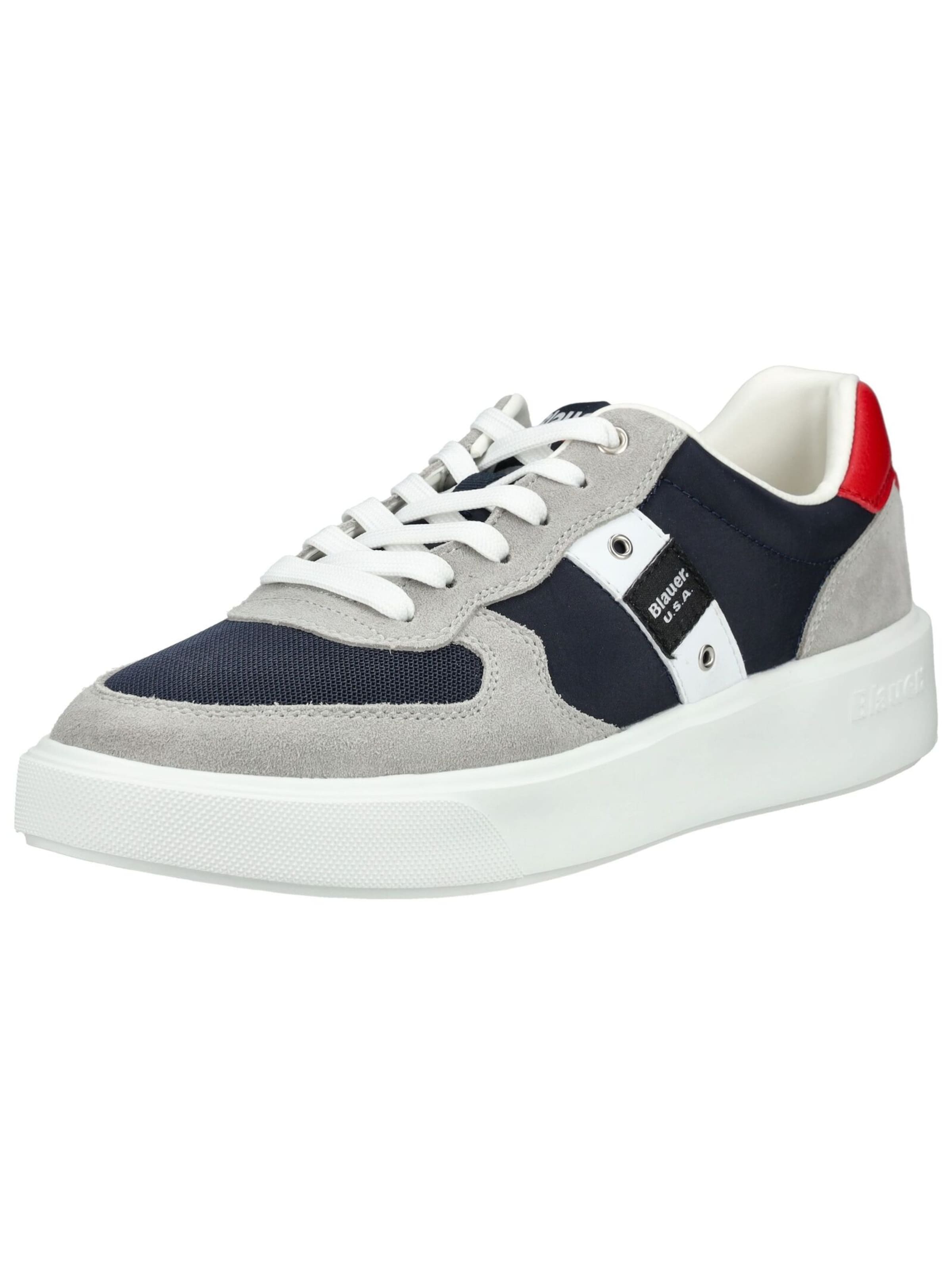 Blauer.USA Sneaker in Grau: Vorderseite