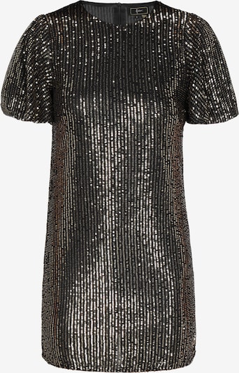 Kokteilinė suknelė iš faina, spalva – juoda, Prekių apžvalga