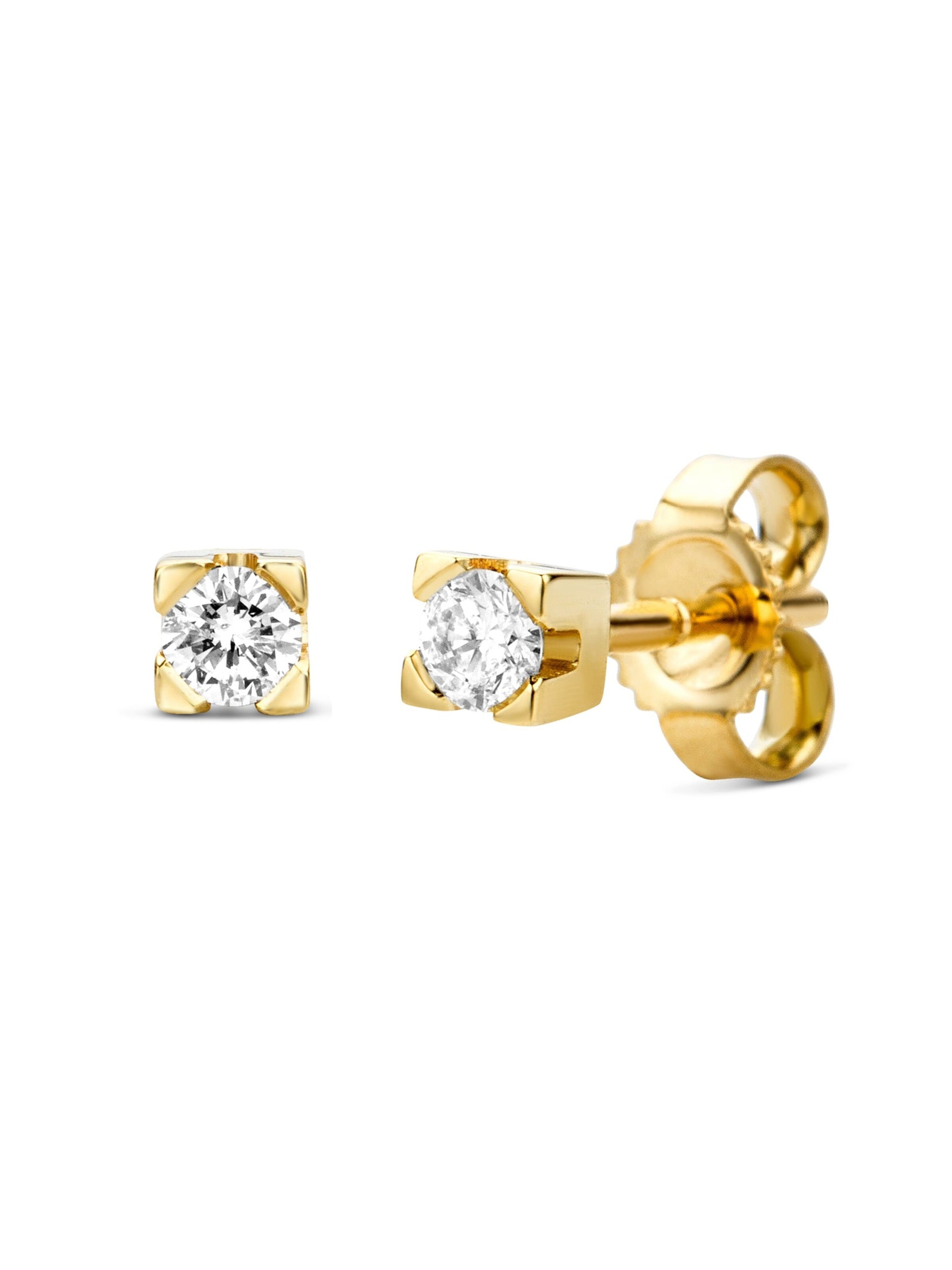 DIAMANT LETERNEL Earrings in Gold: front